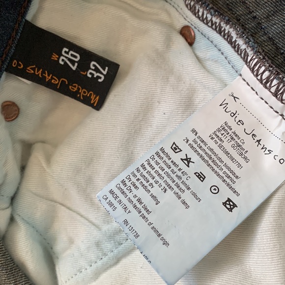 Nudie Skinny Lin Jean in Dry Steel Denim - Picture 9 of 15